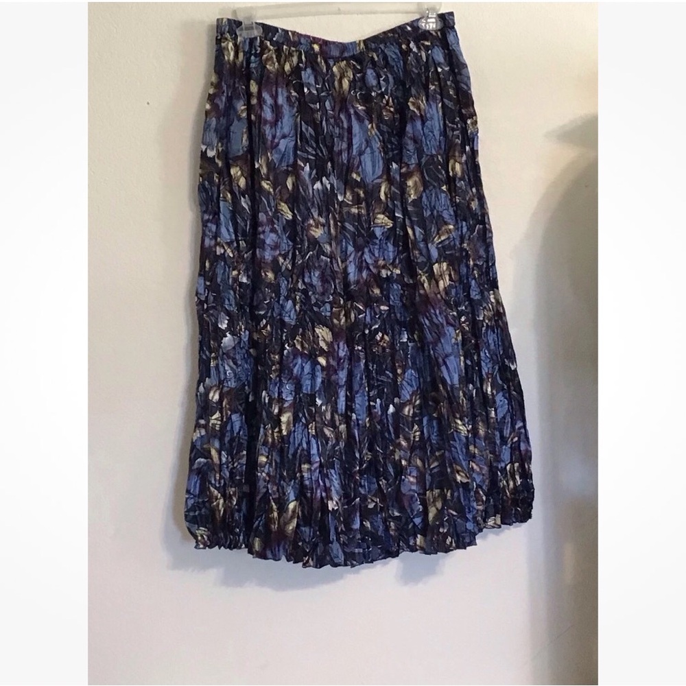 Elegant Purple and Blue Women's double sided Skirt. Size L/XL - Picture 6 of 9